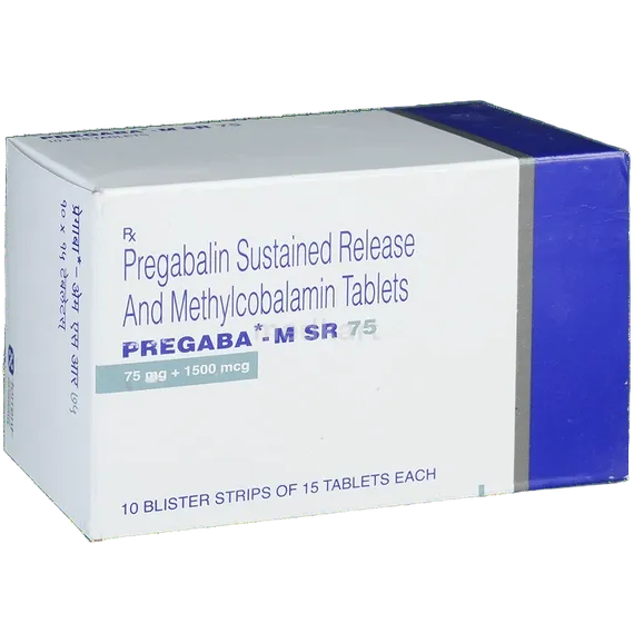 pregaba m sr 75mg tablet 15's